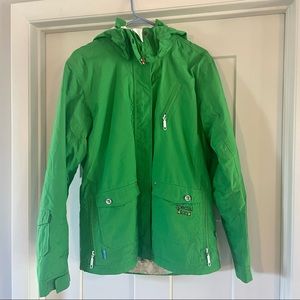 SPECIAL BLEND CALYX 10K Green Waterproof Snowboard Ski Jacket